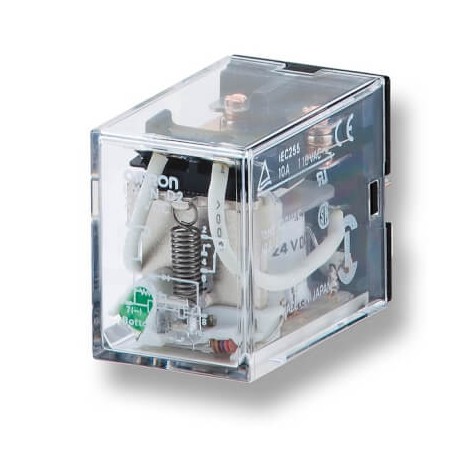 Omron LY2N-D2 24VDC LY2ND224DC OMRON DPDT 10A enchuf welding/indicator diode test